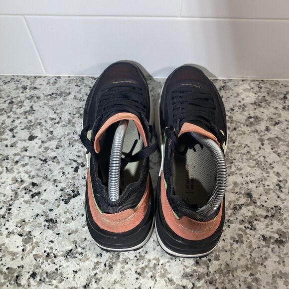 Nike Waffle One Black Lime Green Pink DC2533 002 Women’s Size 7.5 - Picture 5 of 8